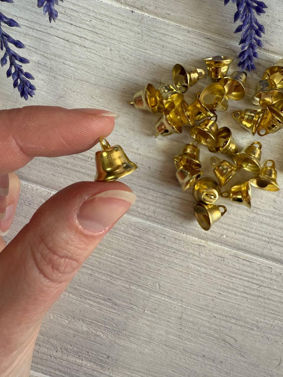 Дзвіночки 12 мм , золото 20 шт