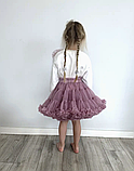 Ошатна спідниця фатин, пишна спідниця фатинова 110-122, фото 6
