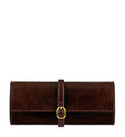 Жіночий шкіряний дорожній футляр для ювелірних виробів — Madame Bovary — Коричневий колір — Time Resistance 5240601