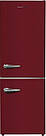 Відокремлений холодильник Gunter & Hauer FN 369 R — червоний, ретро-дизайн, No Frost, клас A, фото 3