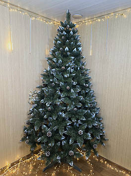 Ялинка "Елітна з шишками" зелена, 2.2 м