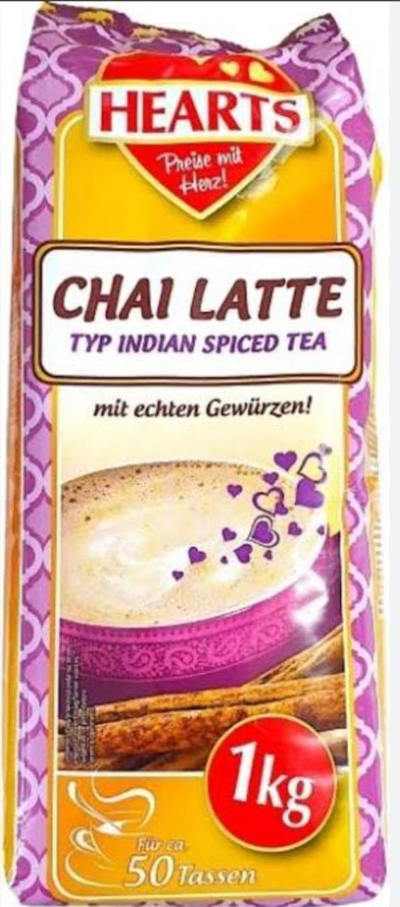 Капучино Hearts Chai Latte пряний напій латте 1кг Німеччина
