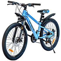 Велосипед SPARK JOY (колеса - 24", сталева рама - 12"), фото 4