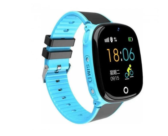 Дитячі смарт-годинник Lemfo HW11 Aqua Plus 4G з камерою та GPS-трекером (Синій), фото 1