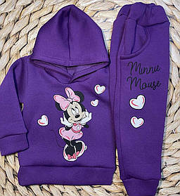 Дитячий теплий костюм на дівчинку «Мінні»