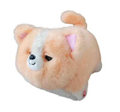 М'яка інтерактивна іграшка-звірятко для дітей Іграшковий вихованець песик моргає, спить, виляє хвостом, говорить