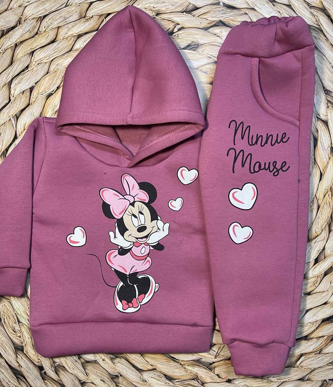 Дитячий теплий костюм на дівчинку «Мінні», фото 1