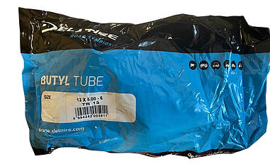 Камера 13х5.00-6 (145/70-6) BUTYL TIRE (кривій сосок) "DeliTire" Індонезія