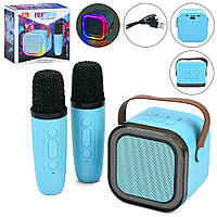 Караоке-колонка K 12-4 Bluetooth, 2 мікрофони
