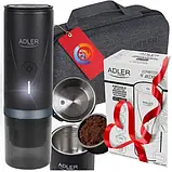 Портативна кавоварка Adler AD 4400 20 бар, акумулятор 7500 мА·г, нагрів, USB-C, фото 2