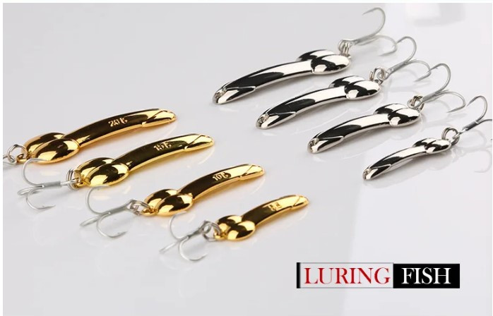 Набір блешень "Чоловіча Сила" 4 шт 5-10-15-20 грам, фото 1