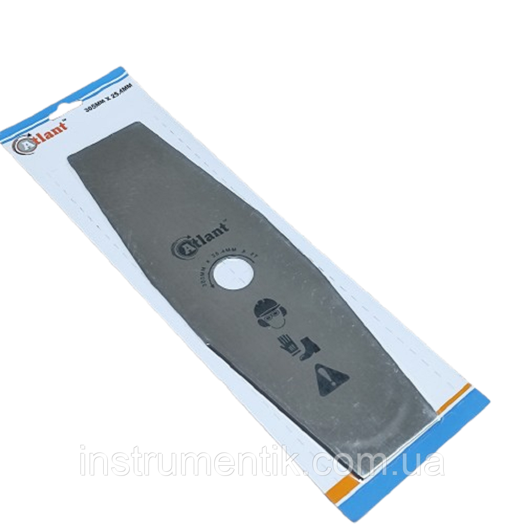 Ніж для мотокос 2Т нержавійка L-305, h-1,6 ∅ 25,4 strong, фото 1