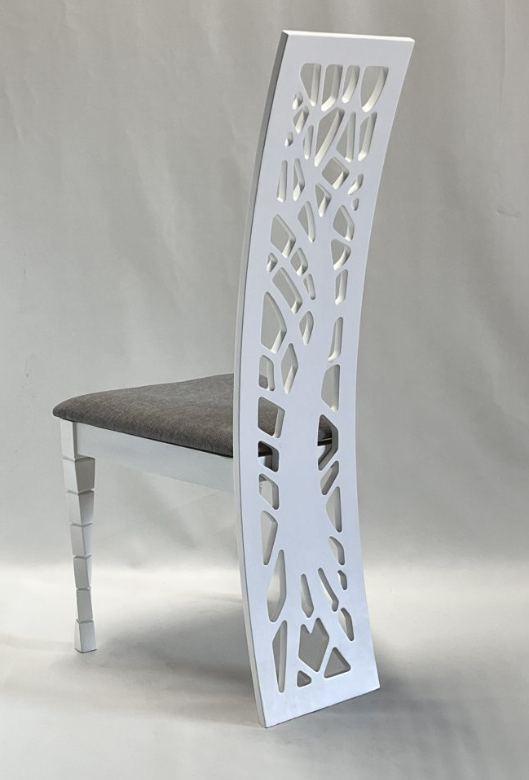 Стілець дерев'яний Древко OLB, колір білий