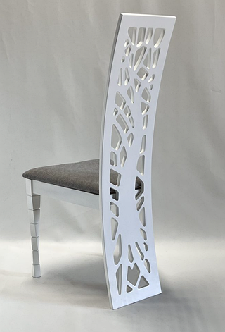 Стілець дерев'яний Древко OLB, колір білий, фото 1