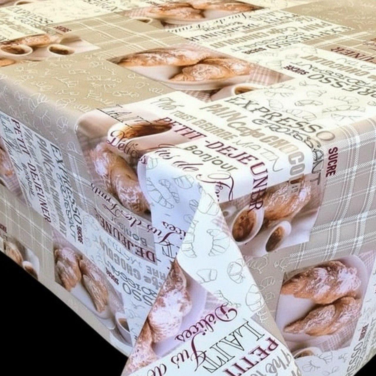 Силіконова клейонка на кухонний стіл у кафе, бар та для дому