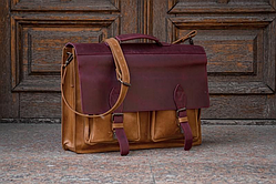 Портфель для документів коричневий 42см*32см,чоловіча сумка для документів,сумка для ноутбука і документів,