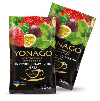 Концентрат напитка жидкий Чай Облепиха–Малина YONAGO, 50 г, фото 1