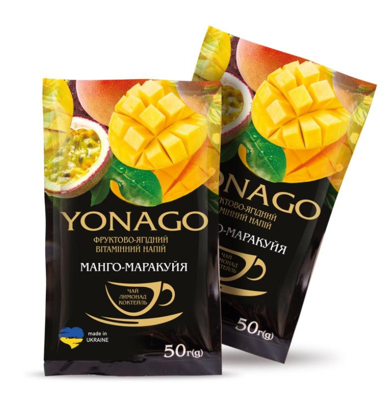 Концентрат напитка жидкий Чай Манго–Маракуйя YONAGO, 50 г