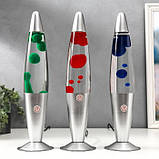 Лава лампа 41 см зелена, корпус металевий, фото 2