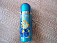 Детский термос для напитков и чая с клапаном ZooTopiA 350мл бутылочка для воды