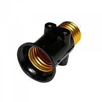 Патрон LEMANSO Е-27 з розеткою "шахрай"/LM2514