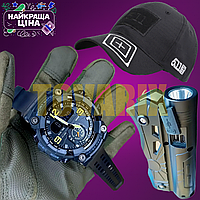 Военные часы мужские для ЗСУ с функцией даты секундомера таймера и прочным корпусом для активного отдыха