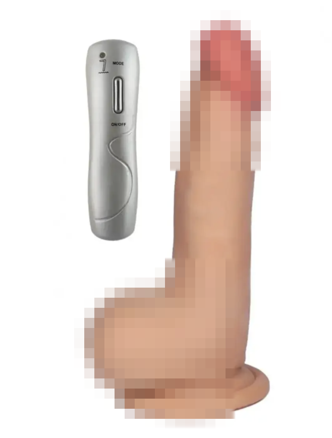 Вібратор реалістичний із кібершкіри LOVECLONEX ARES, 18х3 см., фото 1