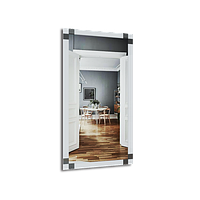 Дзеркало з декоративними накладками 1500 х 800 мм.