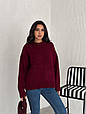 Подовжений светр оверсайз із трикотажу Модель: 1553-2110, фото 6