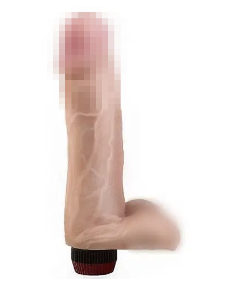 Реалістичний вібратор із кібершкіри EGZO V006, 22х4,5 см., фото 1