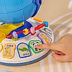 Інтерактивна іграшка Глобус карта світу ігрова панель для раннього розвитку Сортер цифри ноти мелодії світло, фото 4