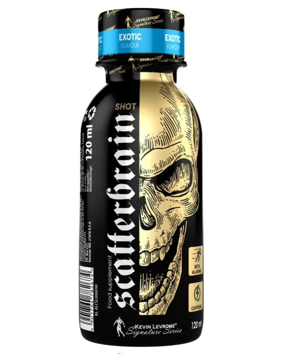 Шот передтренувальний комплекс Scatterbrain shot 120 мл exotic Kevin Levrone, фото 1
