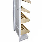 Стелаж для хліба 1900*950 мм ТИП 12, приставний стелаж хлібний торговий Рістел, хлібний стелаж в магазин, фото 2