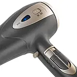 Білий фен Adler AD 2248 2200W ION grey, фото 5