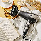 Білий фен Adler AD 2248 2200W ION grey, фото 7