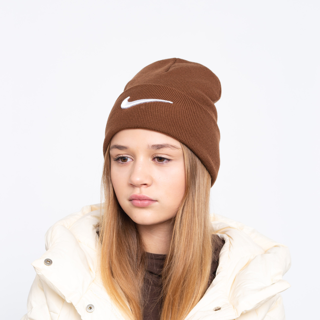 Шапка "Домік" Nike коричневий