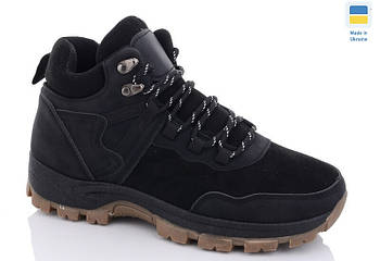 Черевики чоловічі зимові 8 пар у ящику чорного кольору 40-45