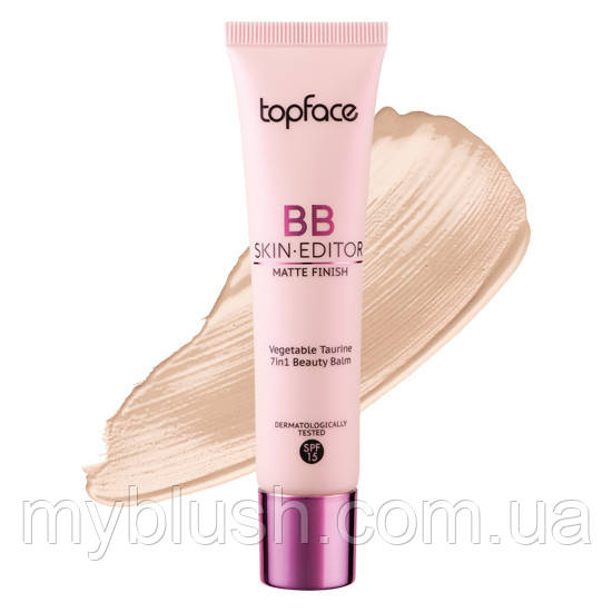 BB крем Topface "Skin Editor - BB Matte Finish Beauty Balm" - PT462 [002] (30 мл) натуральний відтінок, фото 1