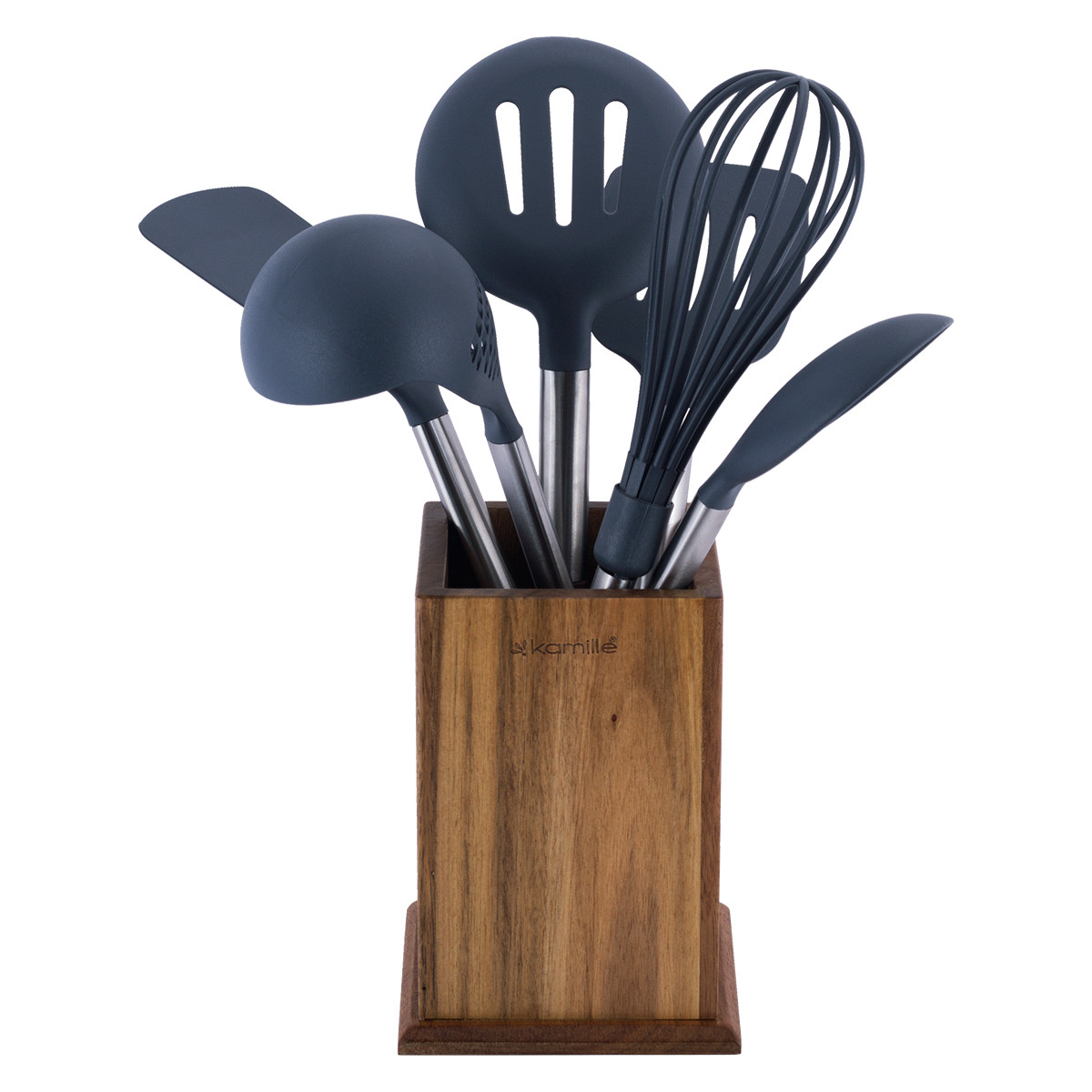 Набір нейлонового кухонного приладдя Kamille 7 предметів КМ5034