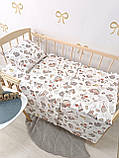 Дитяча постільна білизна в ліжко, комплект постільної дитячої білизни в ліжечко Angelok-child, фото 10