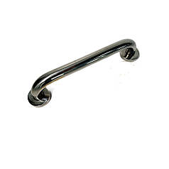 Поручень прямий для ванної кімнати 30 см, нержавіюча сталь, діаметр 25 мм, Sanpreis