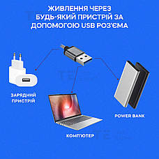 Комплект повербанк для роутера Wekome WK WP-269 60000 mAh + USB-шнур для вай-фай роутера 9В/12В і LED-панель 10х15 см, фото 5