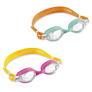 Дитячі окуляри для плавання 2 пари в комплекті Intex 55693 із захистом від UV і антифогом (вік 3-8 років), фото 2