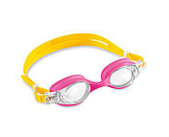 Дитячі окуляри для плавання 2 пари в комплекті Intex 55693 із захистом від UV і антифогом (вік 3-8 років), фото 4