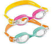 Дитячі окуляри для плавання 2 пари в комплекті Intex 55693 із захистом від UV і антифогом (вік 3-8 років), фото 5