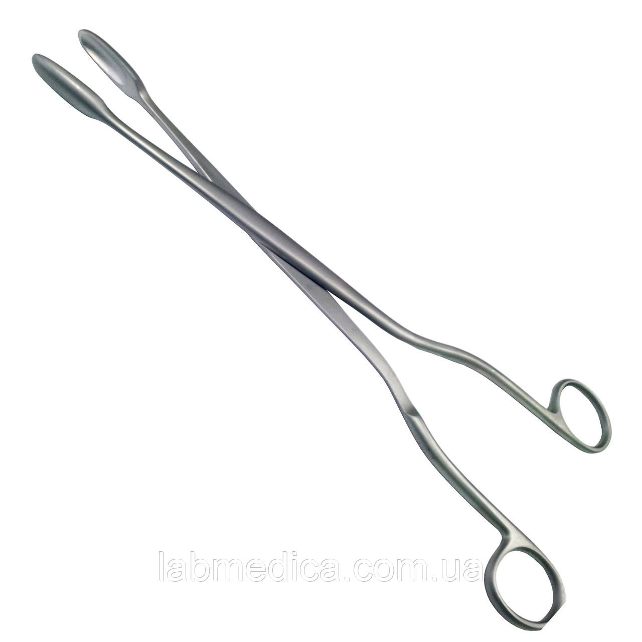 Щипці маткові для плаценти прямі No2 через Winter. Довжина 28 см, робоча частина 30 х 11 мм SURGIWELOMED, фото 1