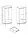 Шафа дводверна з шухлядами на ніжках Primo PSZ80 Дуб Рів'єра/Білий Meble Piaski, фото 3