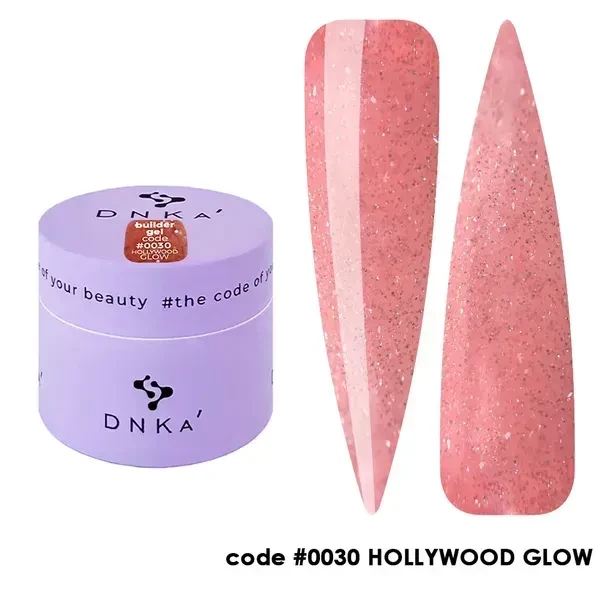 Гель для нарощування нігтів DNKa' Builder Gel 30 Hollywood Glow, 15 мл, фото 1