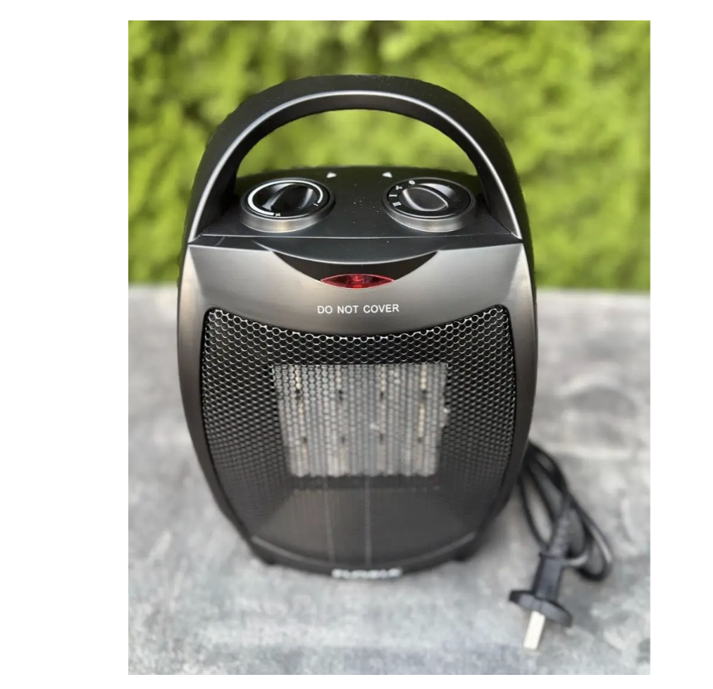 Тепловентилятор Floria ZLN6188, керамічний, 2 режими, 1500 Вт ZLN6188 Black, фото 1