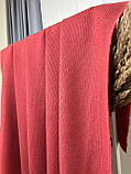 Трикотаж-ангора вязаний Глибокий корал, фото 8